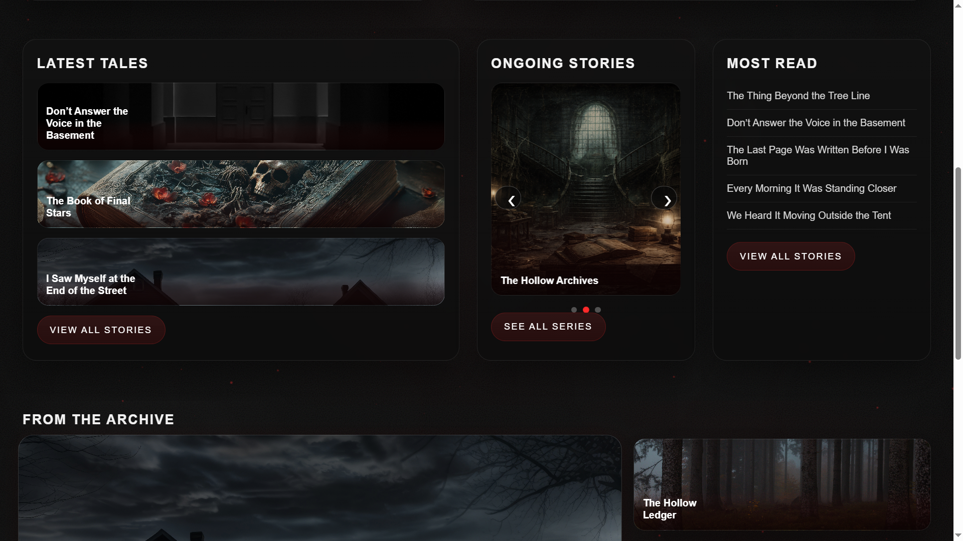 Beyond the threshold scene 2